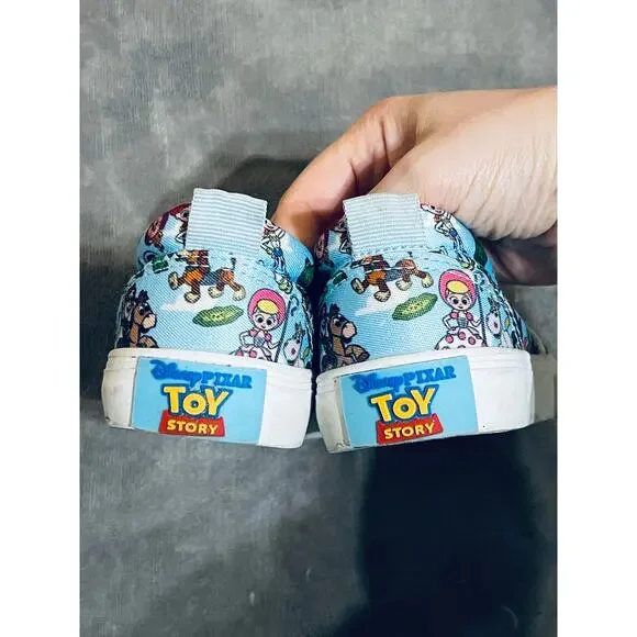 Disney Pixar's Toy Story Slip On Ground Up Shop Size 10 Sneaker Unisex Kid - Picture 5 of 7